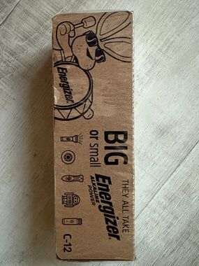 Energizer Max C Batteries - 12 Pack - Black & Silver